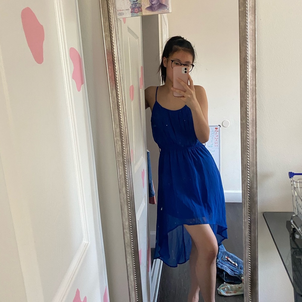 Blue dress